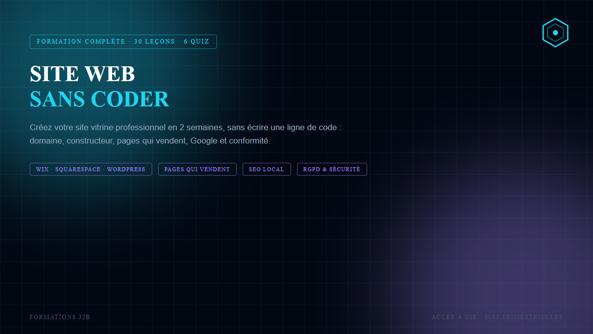 Site web sans coder
